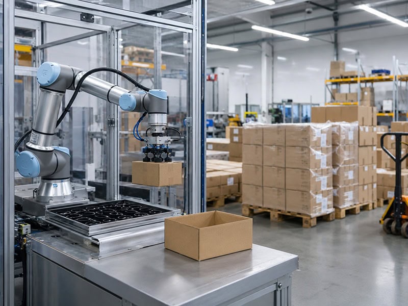 Automatisierungszelle mit Cobot